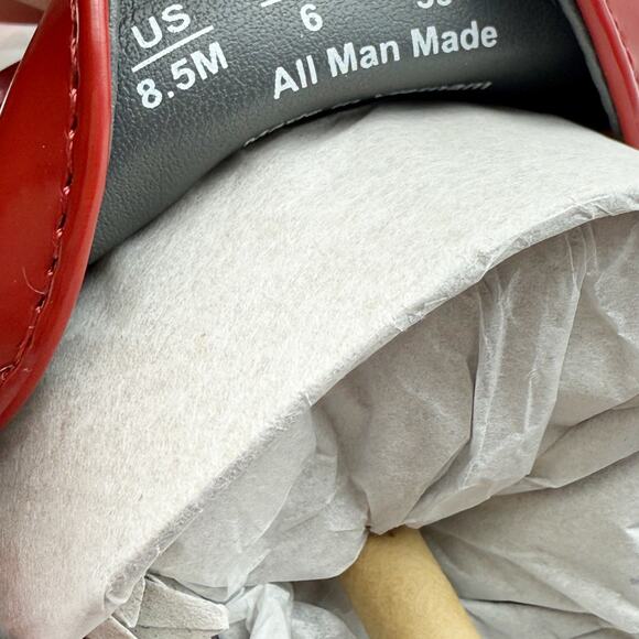 Franco Sarto Womens Eden Studded Loafers US 8.5 M EU 39 Red Slip On NWOB - Picture 12 of 12